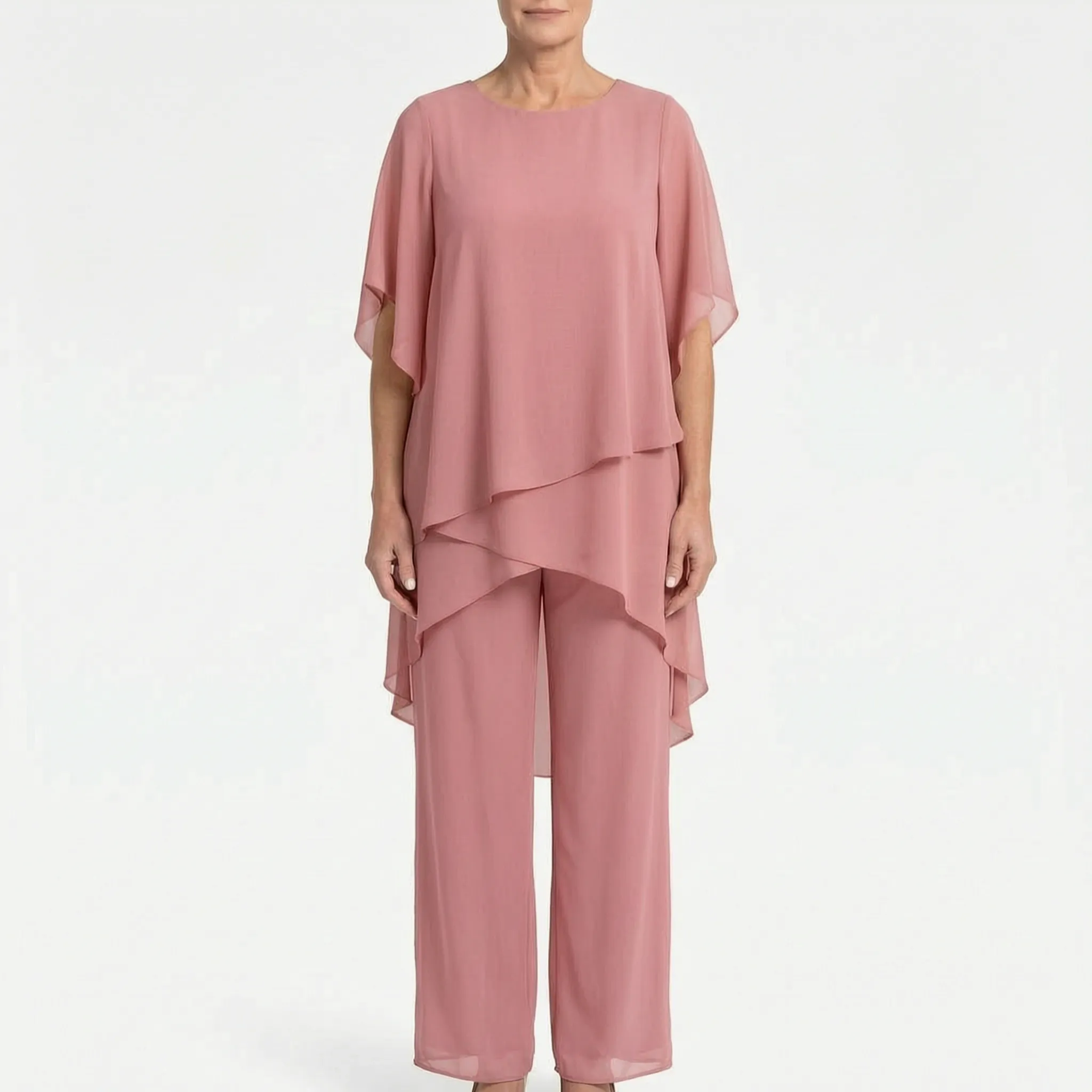 AineSuit  - Elegant Layered Formal Trouser Suit Formal Events