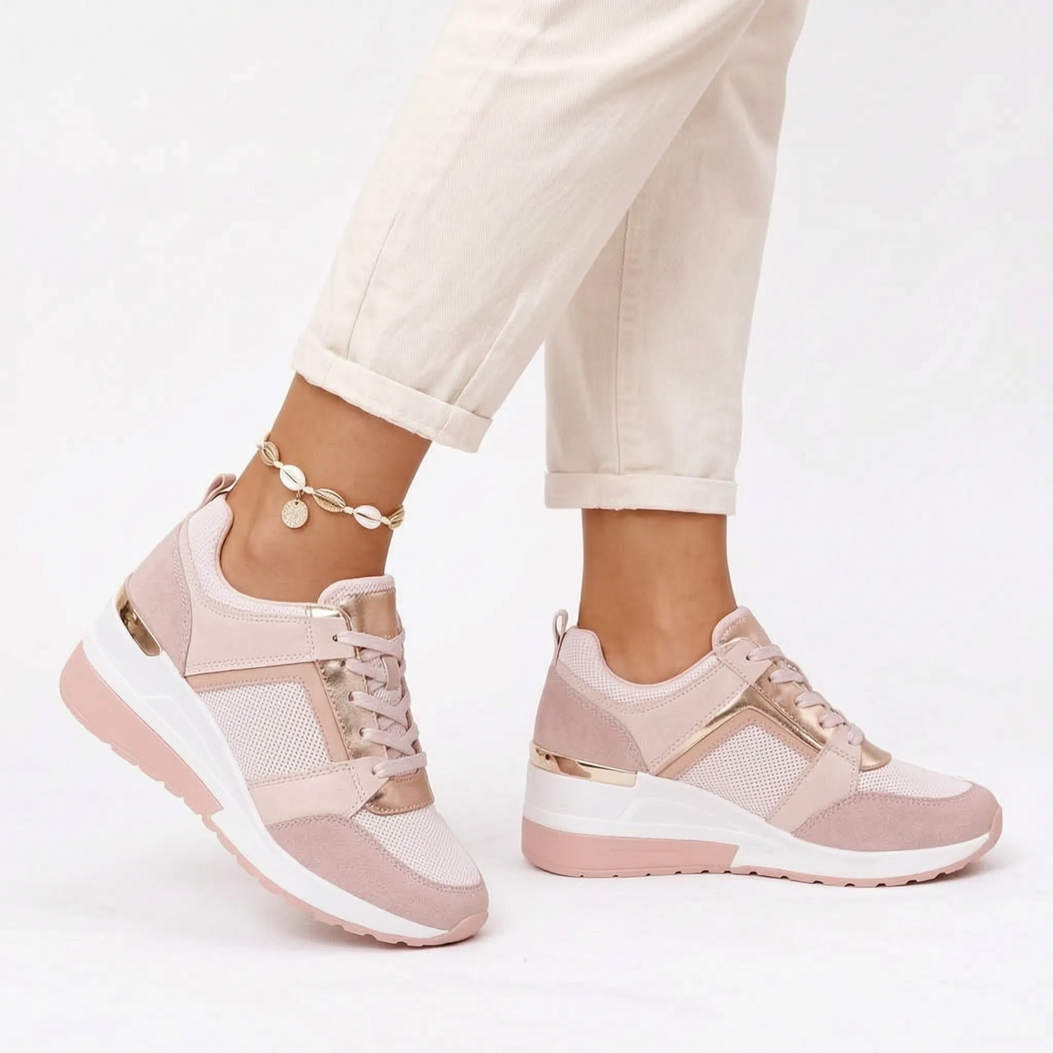 Airstep  - Casual Wedge Trainers Daily City Walks