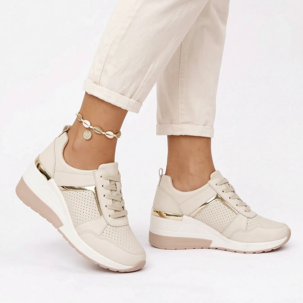 Airstep  - Casual Wedge Trainers Daily City Walks
