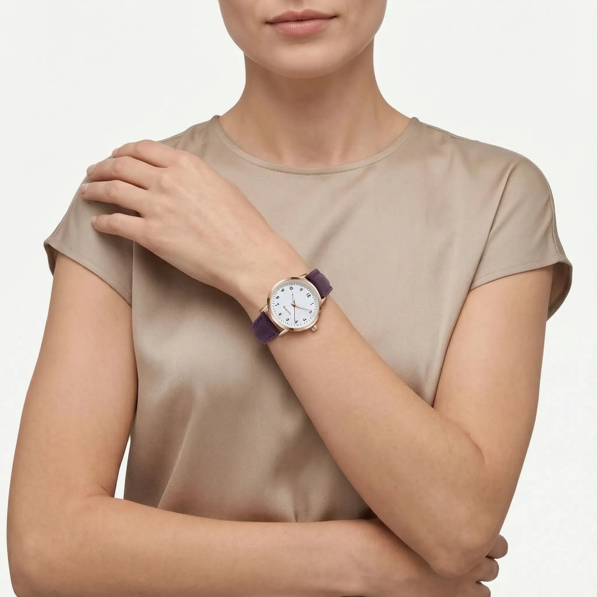 Alvoria  - Minimalist Analogue Women's Wrist Watch Tracking The Time