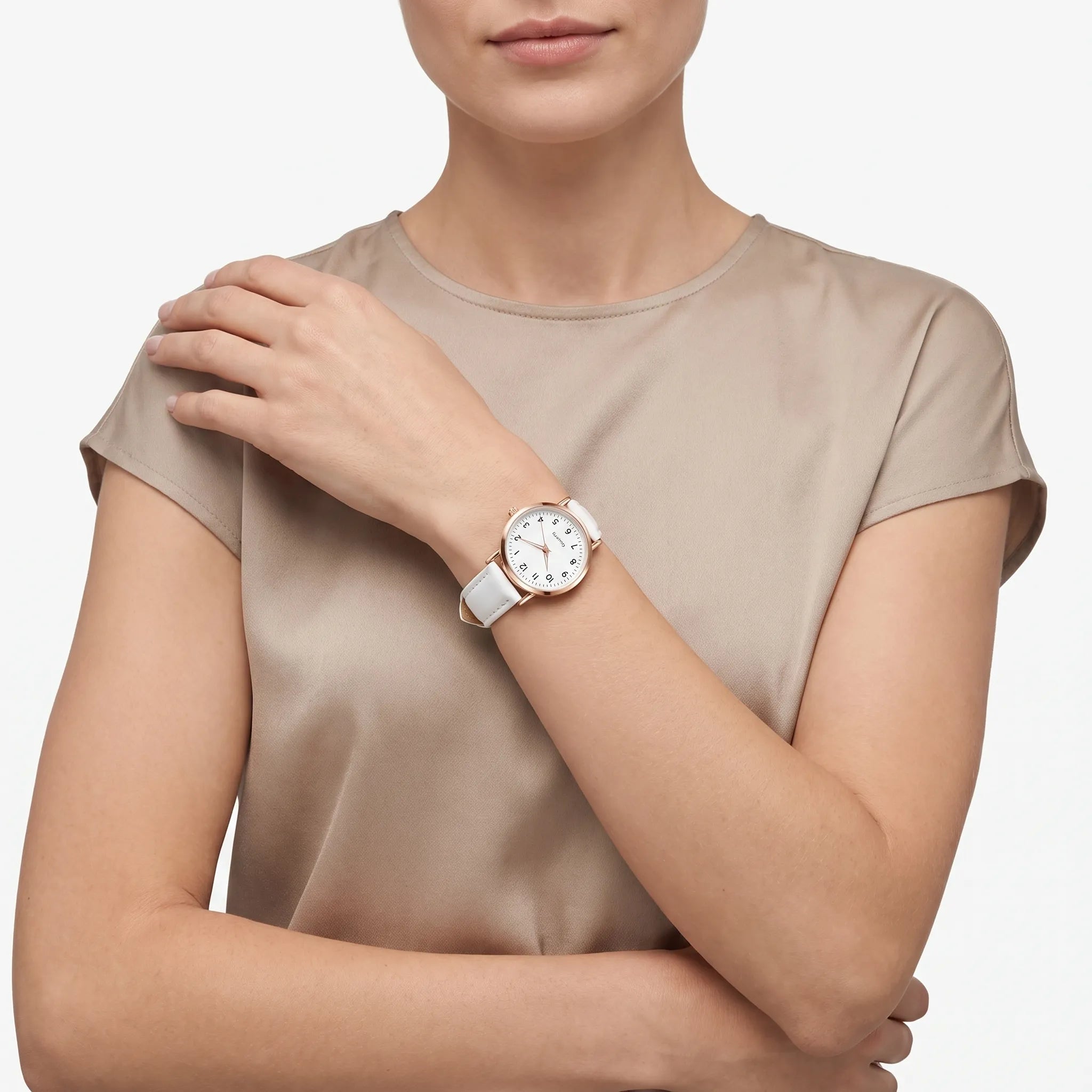 Alvoria  - Minimalist Analogue Women's Wrist Watch Tracking The Time