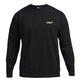 Unisex crew neck sweatshirt with long sleeves and contrasting chest logo