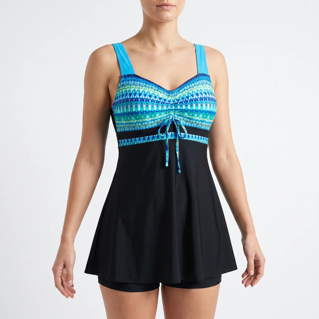 Aquira  - Nautical Print Ladies Swimdress Beach Holidays