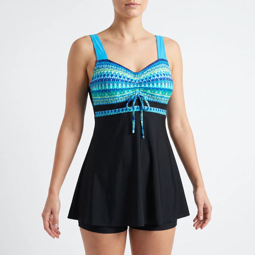 Aquira  - Nautical Print Ladies Swimdress Beach Holidays