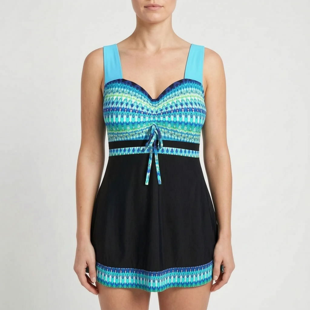 Aquira  - Nautical Print Ladies Swimdress Beach Holidays