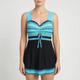 Aquira  - Nautical Print Ladies Swimdress Beach Holidays