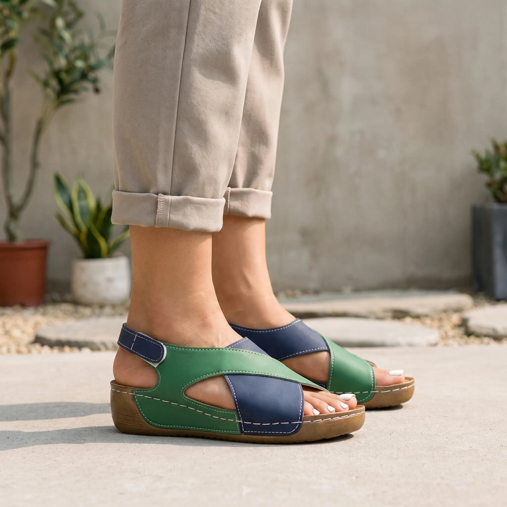 ArchStroll  - Colour-Block Orthopaedic Sandals Daily Walking