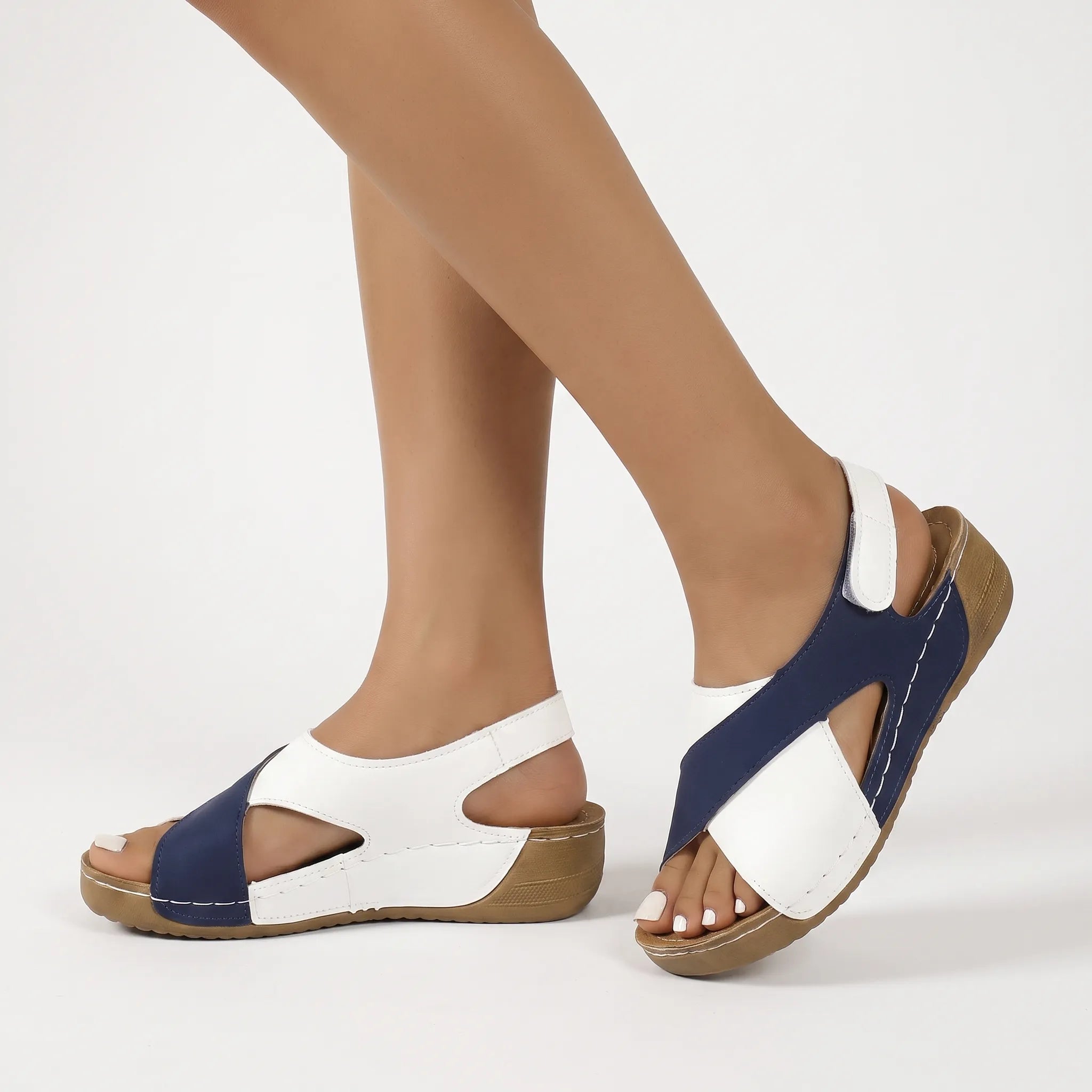 ArchStroll  - Colour-Block Orthopaedic Sandals Daily Walking