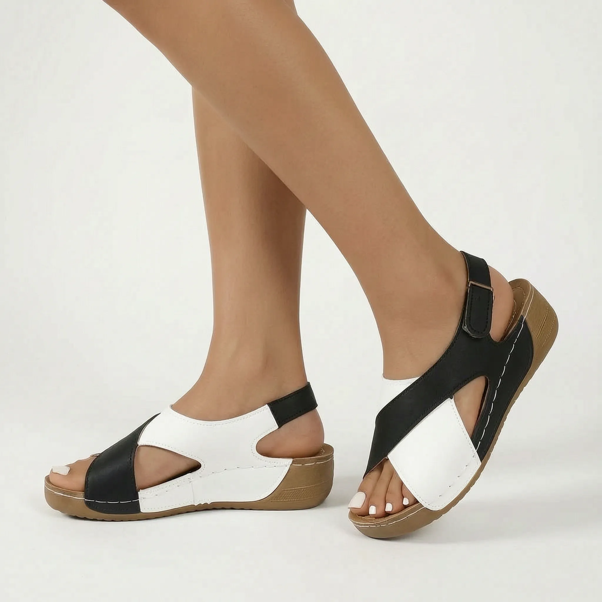 ArchStroll  - Colour-Block Orthopaedic Sandals Daily Walking