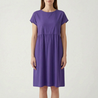 AuraDress  - Womens Relaxed Fit Midi Dress Casual Daytime Outings