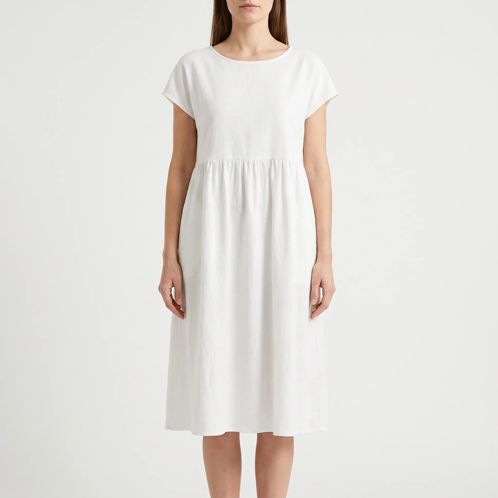 AuraDress  - Womens Relaxed Fit Midi Dress Casual Daytime Outings