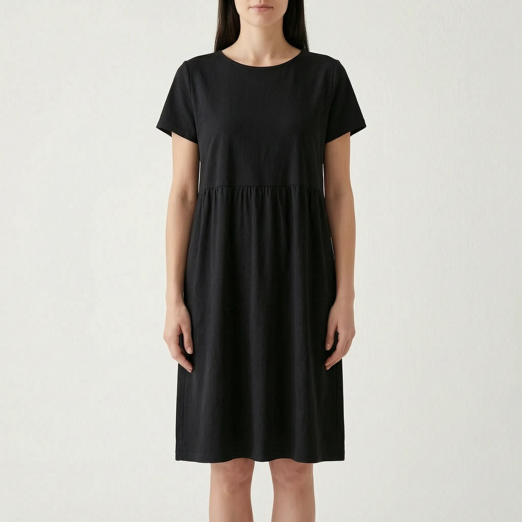 AuraDress  - Womens Relaxed Fit Midi Dress Casual Daytime Outings