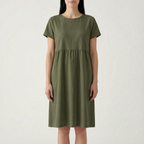 AuraDress  - Womens Relaxed Fit Midi Dress Casual Daytime Outings