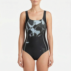 AuraSwim  - Square Neck One-Piece Swimsuit Poolside Lounging