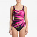 AuraSwim  - Square Neck One-Piece Swimsuit Poolside Lounging