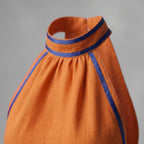 Auralia  - Contrasting Trim Halterneck Dress Summer Garden Parties