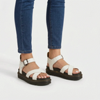 Auratread  - Chunky Criss-Cross Platform Sandals City Sightseeing
