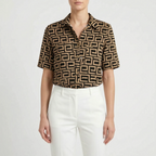 Aurelia  - Fitted Long-Sleeve Blouse Office Dressing