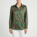 Aurelia  - Fitted Long-Sleeve Blouse Office Dressing