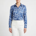 Aurelia  - Fitted Long-Sleeve Blouse Office Dressing