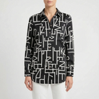 Aurelia  - Fitted Long-Sleeve Blouse Office Dressing