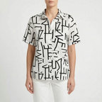 Aurelia  - Fitted Long-Sleeve Blouse Office Dressing