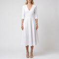 Avelora - V-Neck Midi Dress