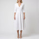 Avelora - V-Neck Midi Dress