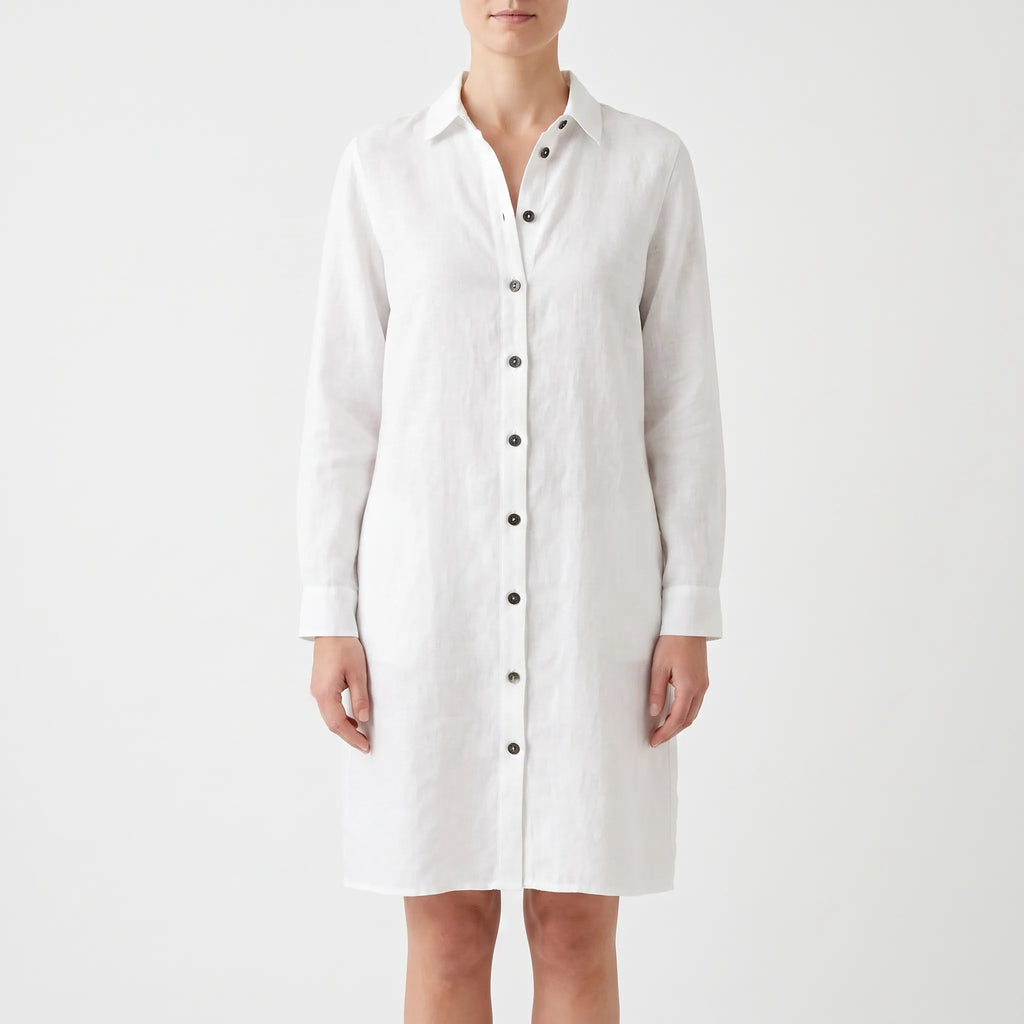 Avelyn - Relaxed Button-Down Shirt Dress