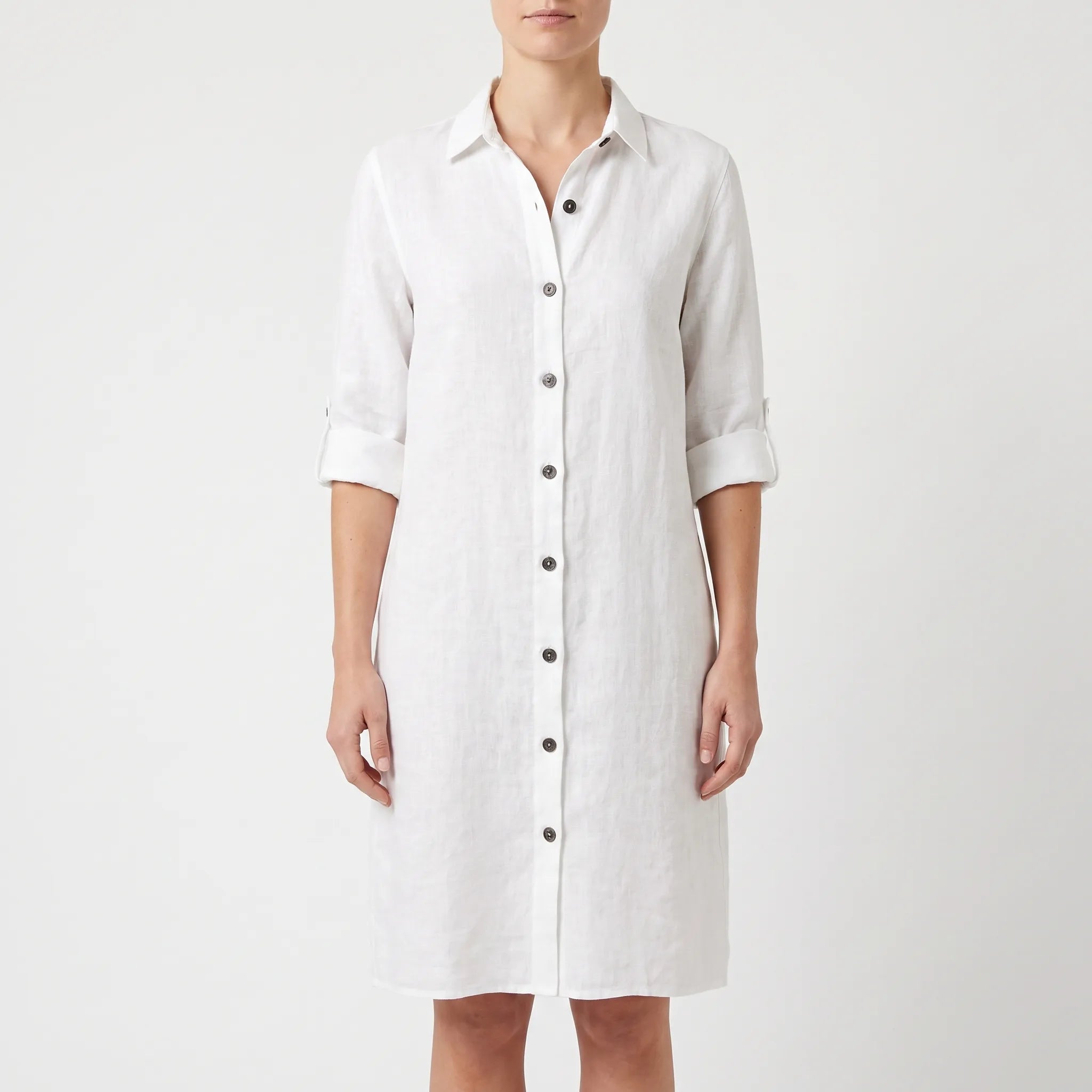 Avelyn - Relaxed Button-Down Shirt Dress