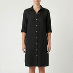 Avelyn - Relaxed Button-Down Shirt Dress