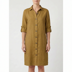 Avelyn - Relaxed Button-Down Shirt Dress