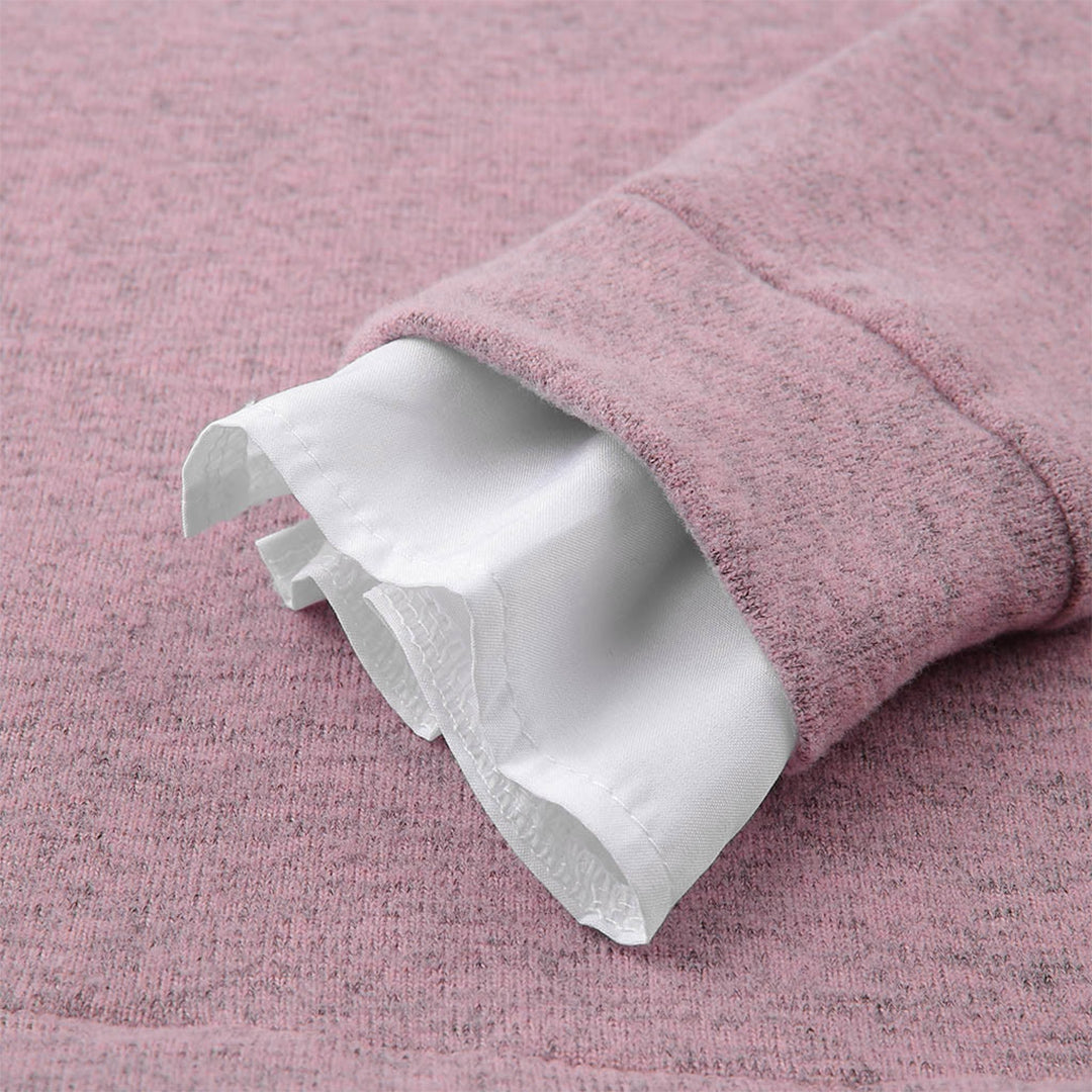 Men's plain crew neck jumper with long sleeves and ribbed trims