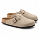 Positano backless clog loafers with adjustable buckle straps