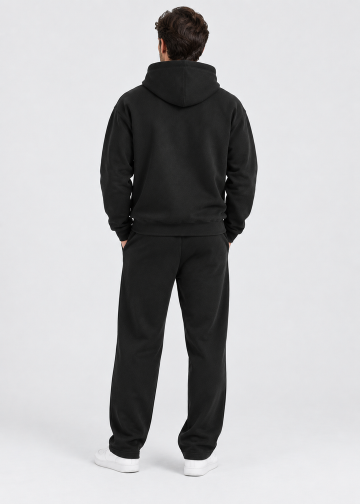 Men's hoodie and jogger set with kangaroo pocket