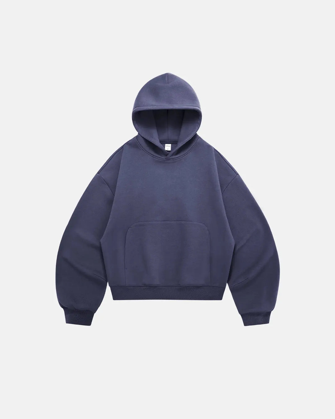 Unisex boxy hoodie with hood, long sleeves and kangaroo pocket