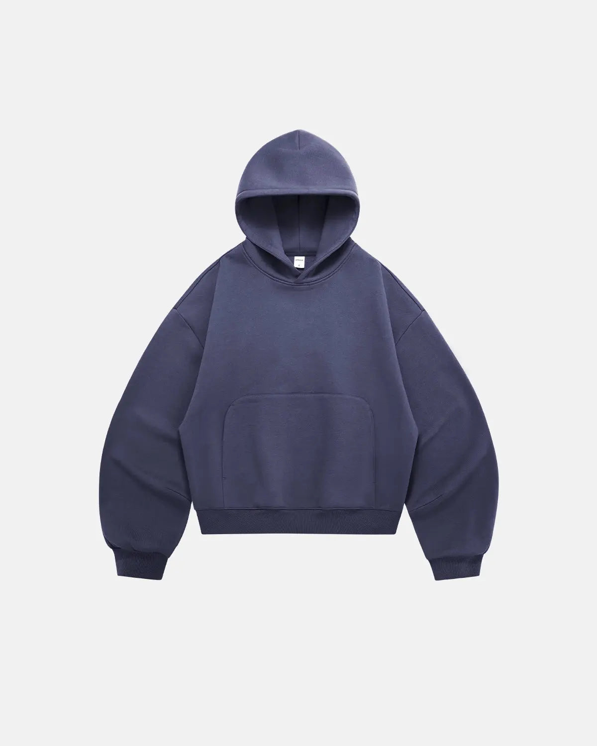 Unisex boxy hoodie with hood, long sleeves and kangaroo pocket