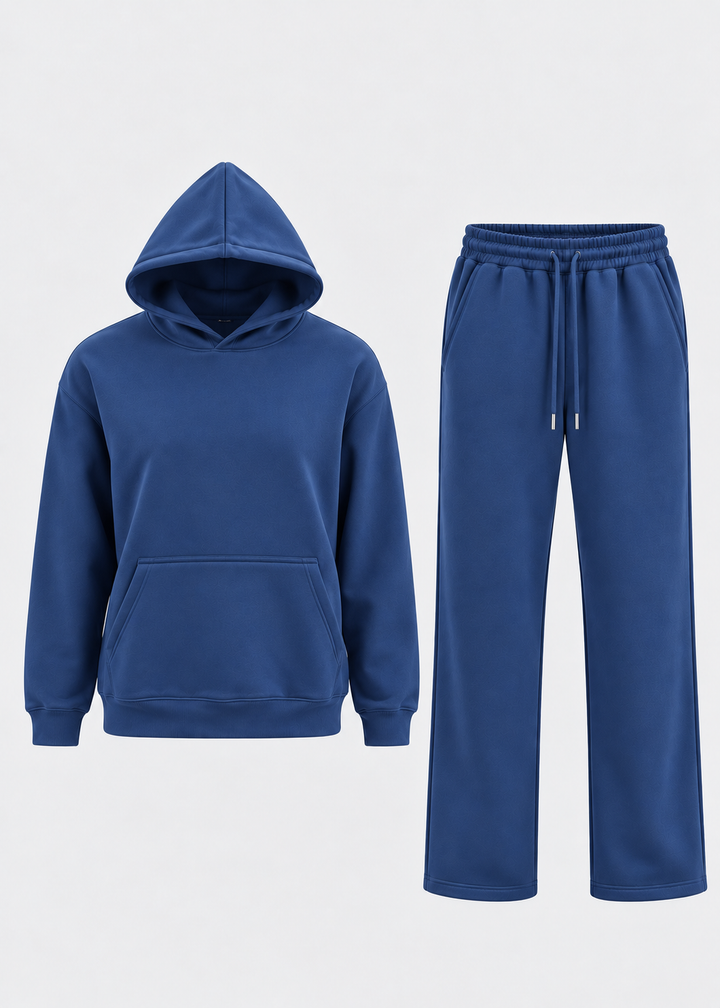 Men's hoodie and jogger set with kangaroo pocket