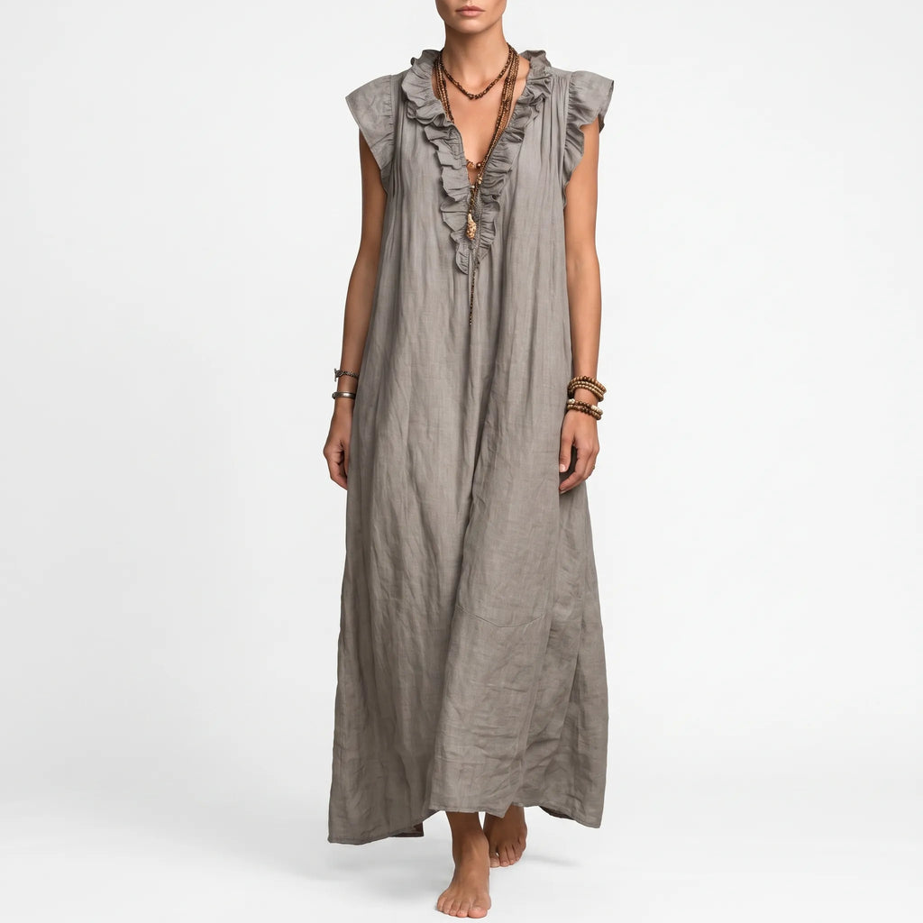 Bohovique  - Relaxed Boho Maxi Dress Casual Daytime Wear