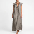 Bohovique  - Relaxed Boho Maxi Dress Casual Daytime Wear