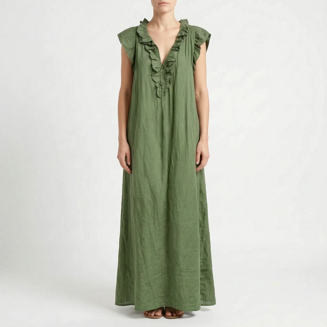 Bohovique  - Relaxed Boho Maxi Dress Casual Daytime Wear
