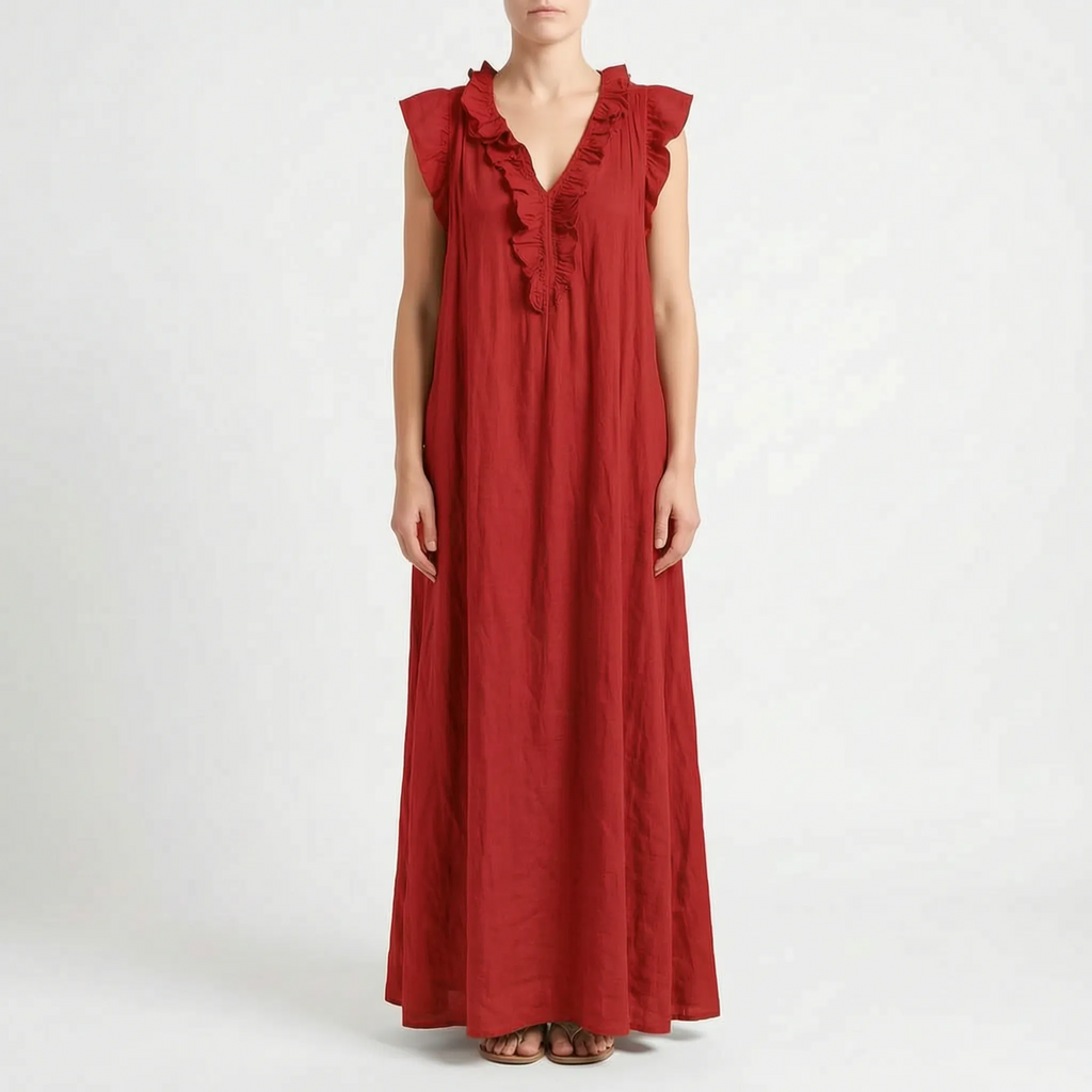 Bohovique  - Relaxed Boho Maxi Dress Casual Daytime Wear