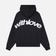 Women's graphic hooded sweatshirt with long sleeves