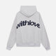 Women's graphic hooded sweatshirt with long sleeves