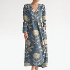 Botanira - Vintage Inspired Floral Midi Dress