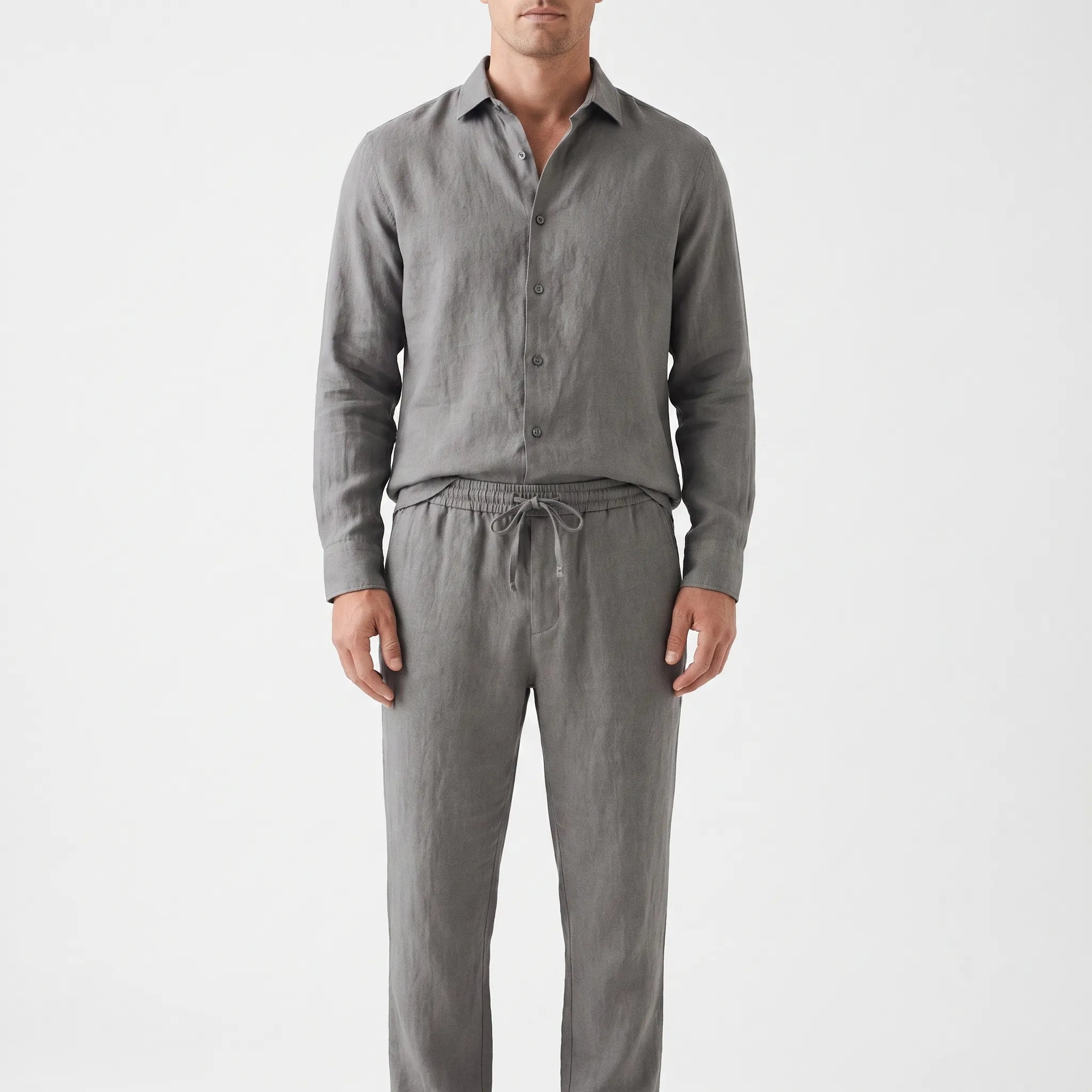 BreazeSet  - Relaxed Fit Co-Ord Trouser Set Weekend Lounging