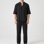 BreazeSet  - Relaxed Fit Co-Ord Trouser Set Weekend Lounging
