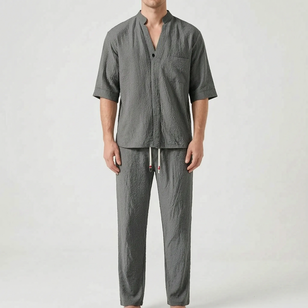BreazeSet  - Relaxed Fit Co-Ord Trouser Set Weekend Lounging