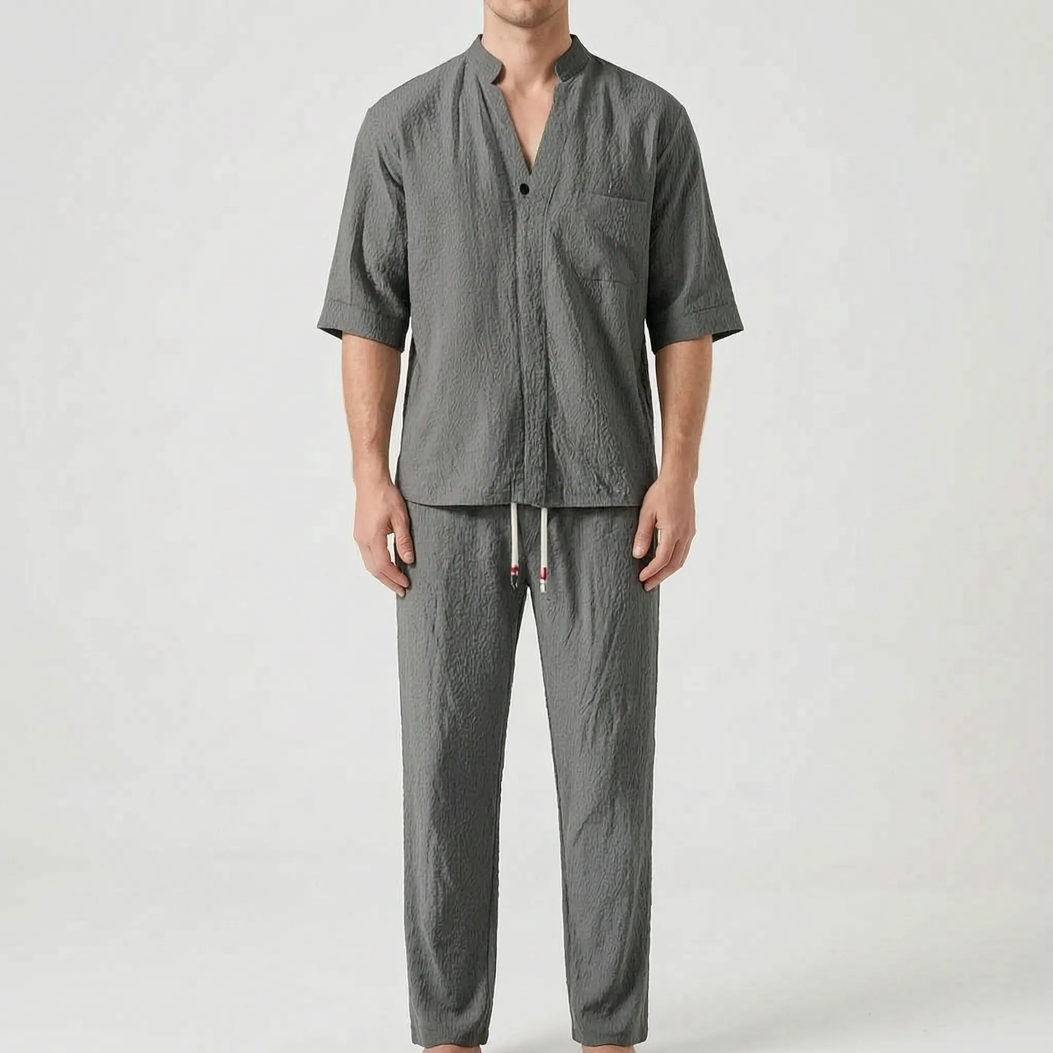 BreazeSet  - Relaxed Fit Co-Ord Trouser Set Weekend Lounging