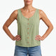 Breezea  - Casual Sleeveless V-Neck Top Staying Cool Outside